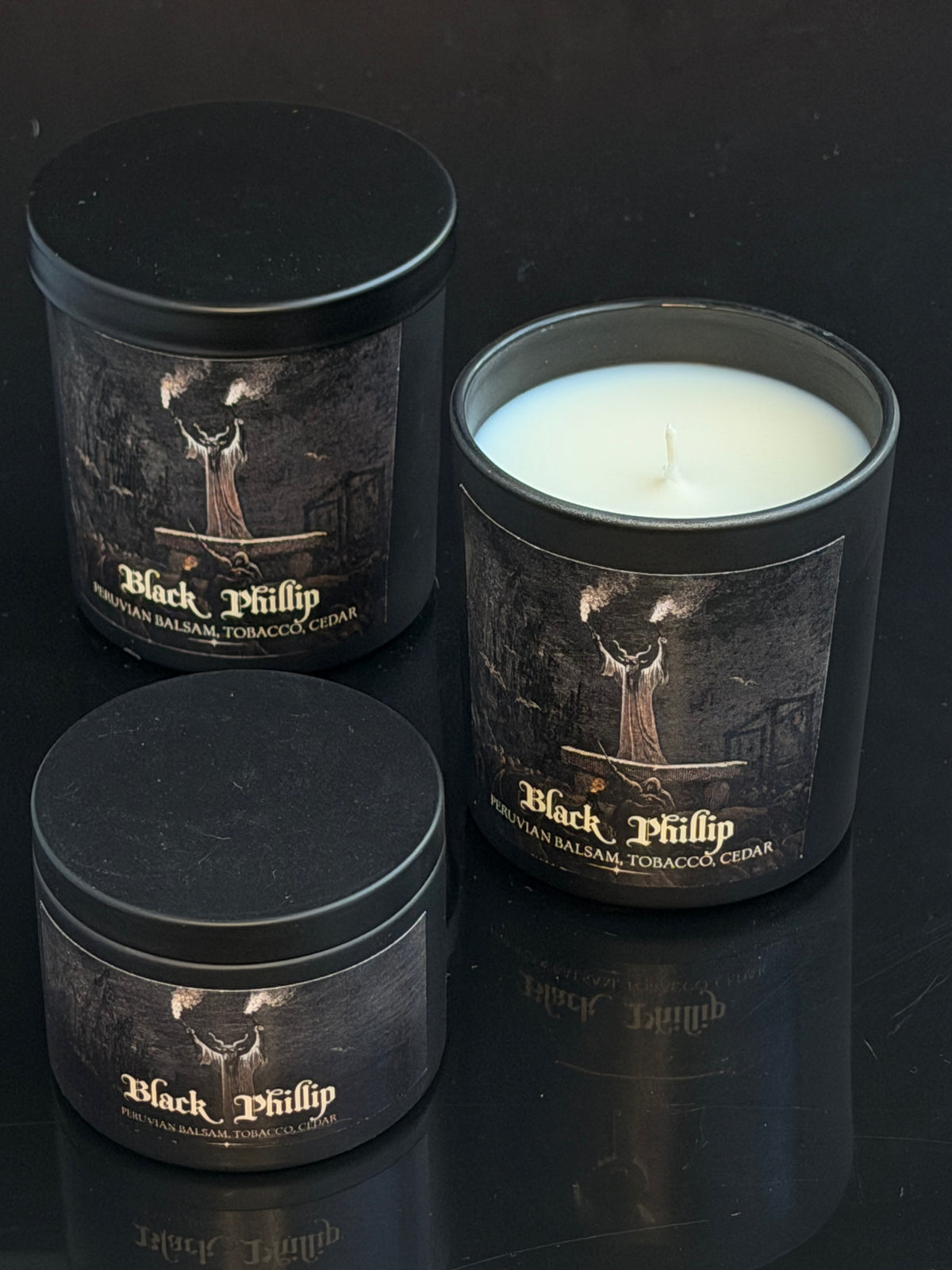 BLACK PHILLIP CANDLE